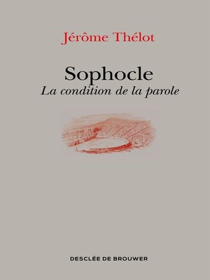 cover image of Sophocle